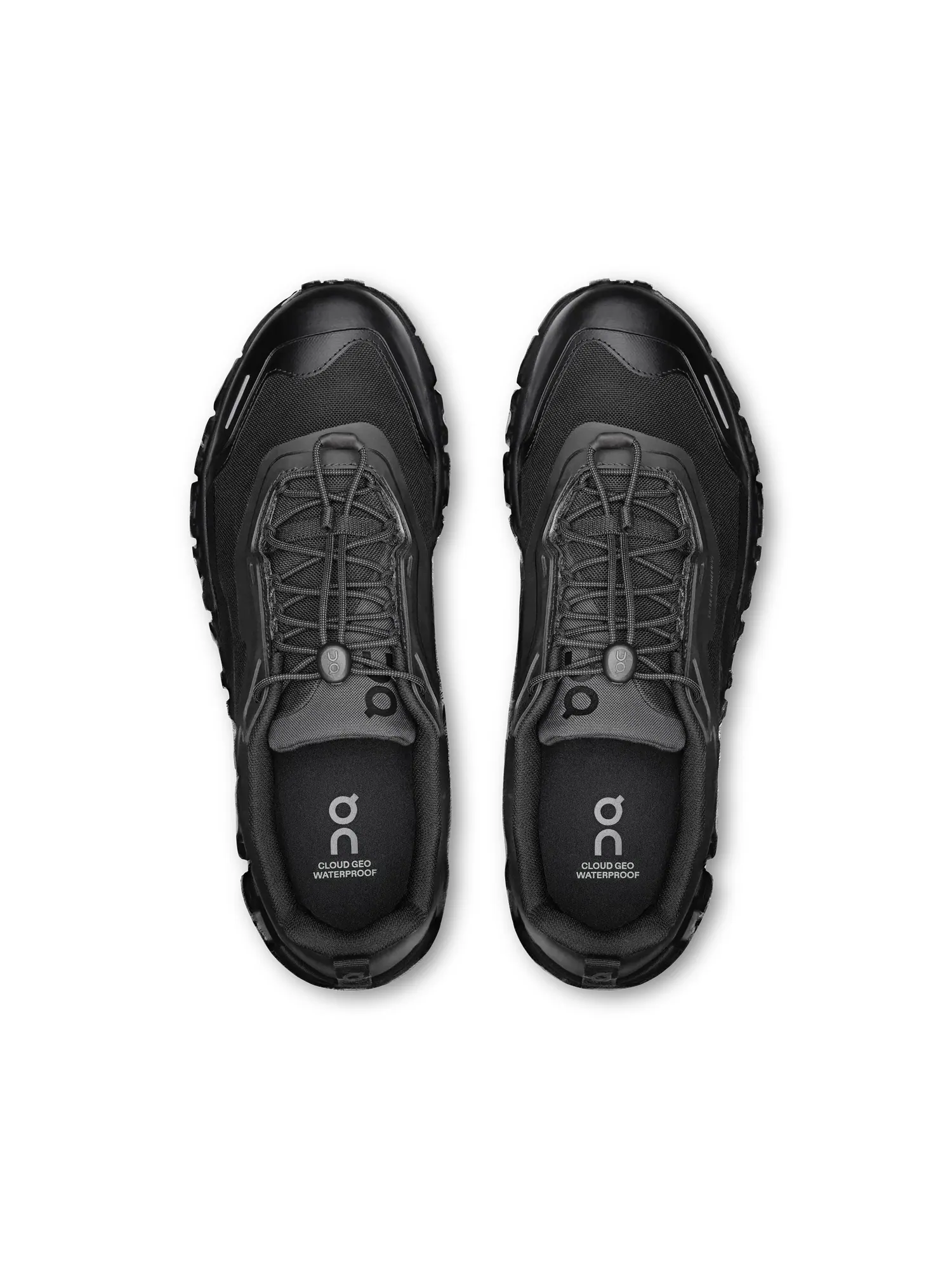 Мужские кроссовки водонепроницаемые Cloud 6 Geo Waterproof On — изображение 2 из 6, черный