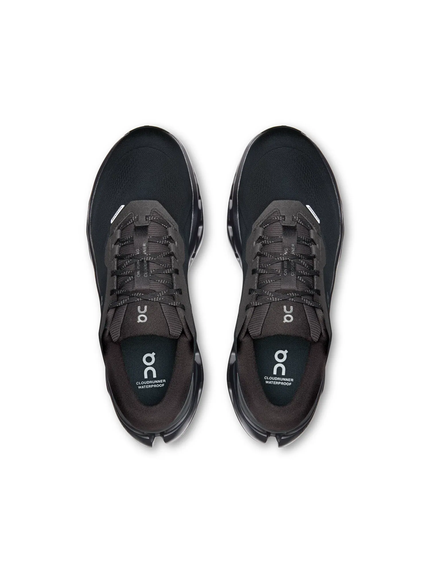 Мужские кроссовки для бега с мембраной Cloudrunner 3 Waterproof On — изображение 2 из 6, черный