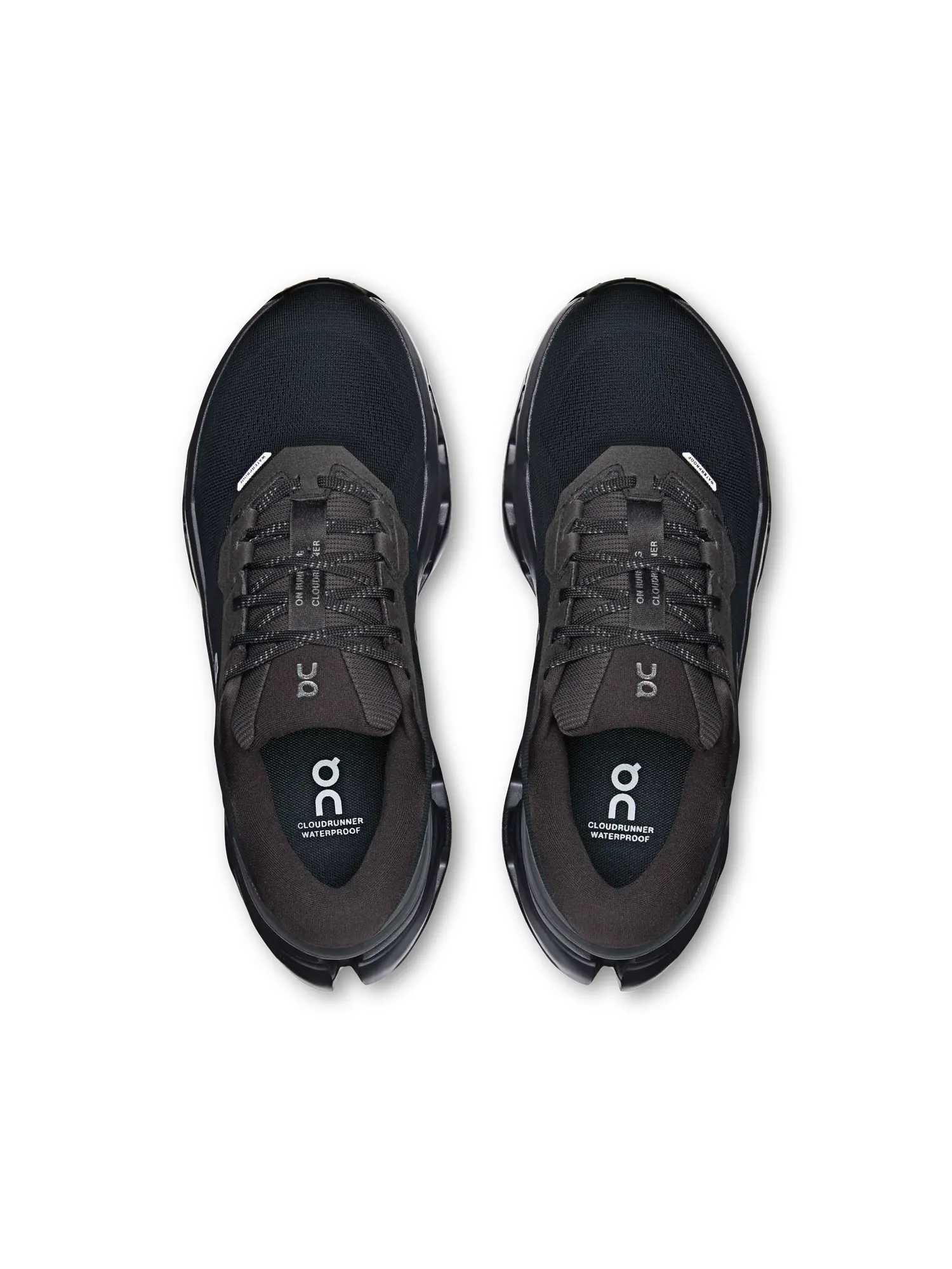 Женские кроссовки для бега с мембраной Cloudrunner 3 Waterproof On — изображение 2 из 6, черный