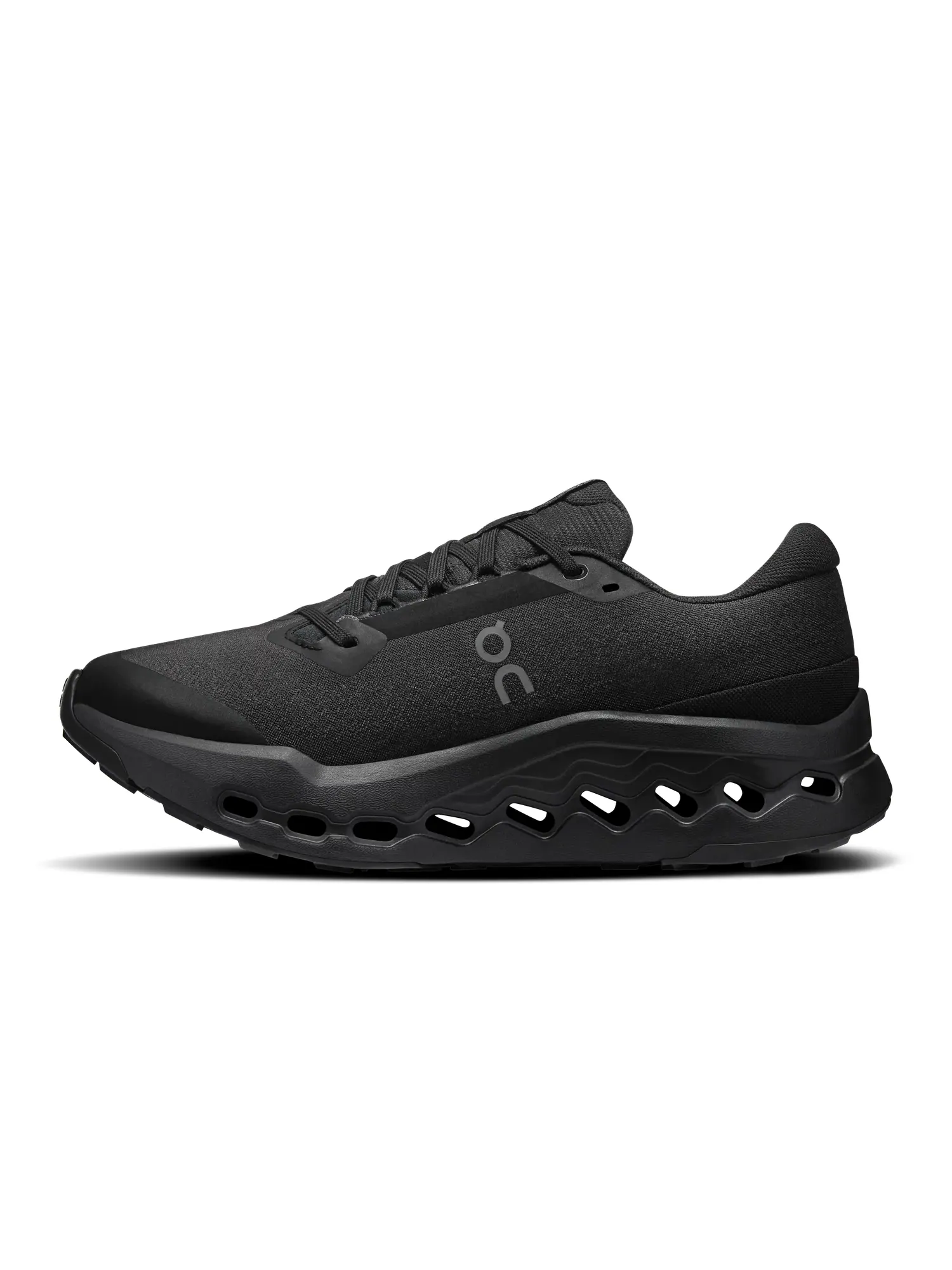 Женские кроссовки для трейлраннинга водостойкие с амортизацией Cloudsurfer Trail 2 Waterproof On — изображение 4 из 6, черный