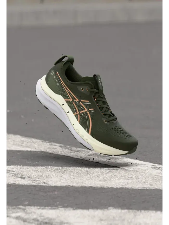 Кроссовки для бега Asics Gel-Kayano 33 — изображение 1 из 8, винтажный хаки/яркий