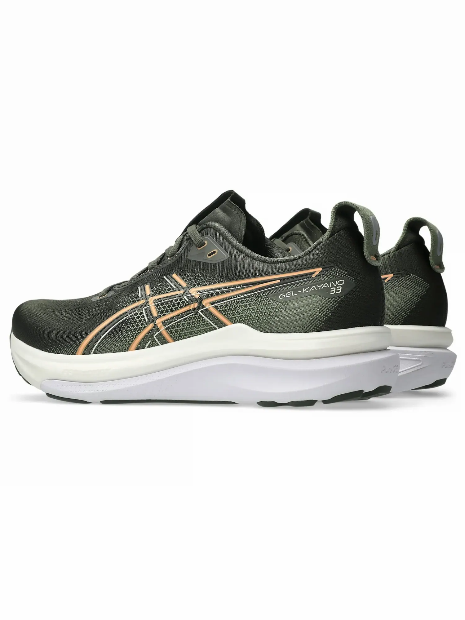Кроссовки для бега Asics Gel-Kayano 33 — изображение 5 из 8, винтажный хаки/яркий