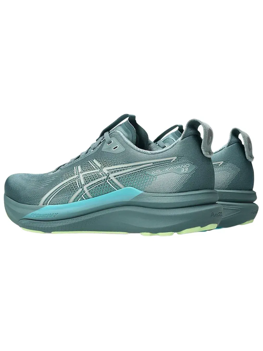 Кроссовки для бега Asics Gel-Kayano 33 — изображение 4 из 8, желтый