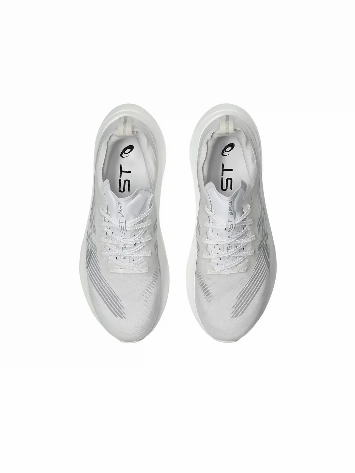 Кроссовки для бега Asics Megablast Unisex — изображение 5 из 7, белый/серый