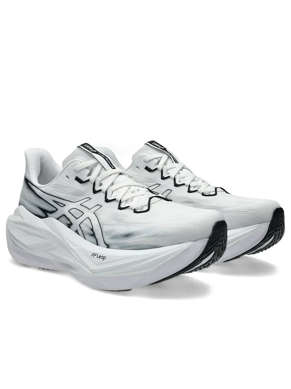 Кроссовки для бега Asics Superblast 3 унисекс — изображение 2 из 6, белый/черный