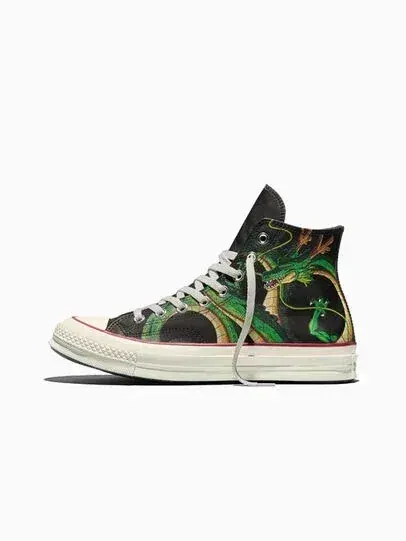 Кеды Converse Chuck 70 x Dragon Ball Z — изображение 3 из 6, черный/желтый
