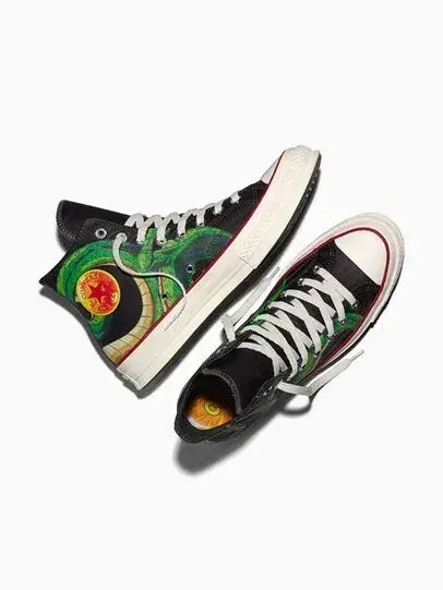 Кеды Converse Chuck 70 x Dragon Ball Z — изображение 5 из 6, черный/желтый