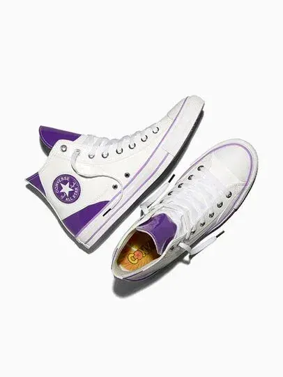 Кеды Converse Chuck Taylor All Star Hi x Dragon Ball Z — изображение 5 из 7, белый/фиолетовый