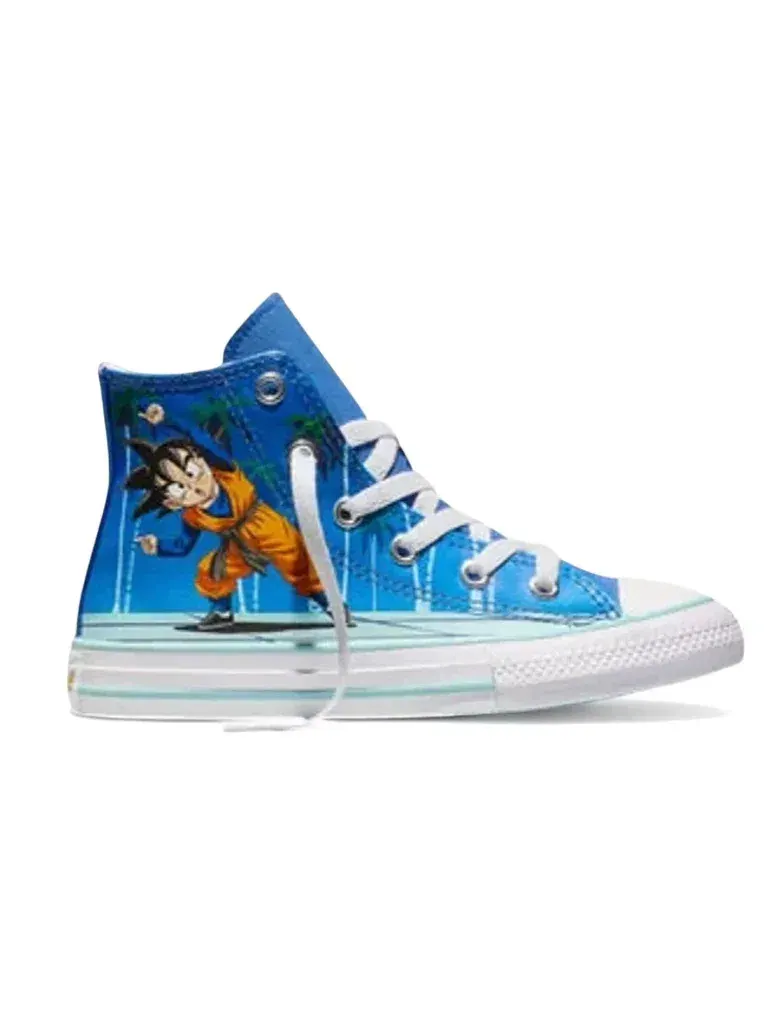 Кеды Converse Chuck Taylor All Star Hi x Dragon Ball Z — изображение 1 из 7, синий/белый