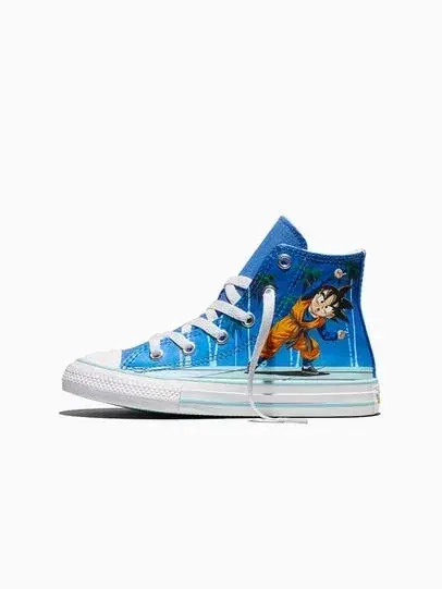 Кеды Converse Chuck Taylor All Star Hi x Dragon Ball Z — изображение 3 из 7, синий/белый