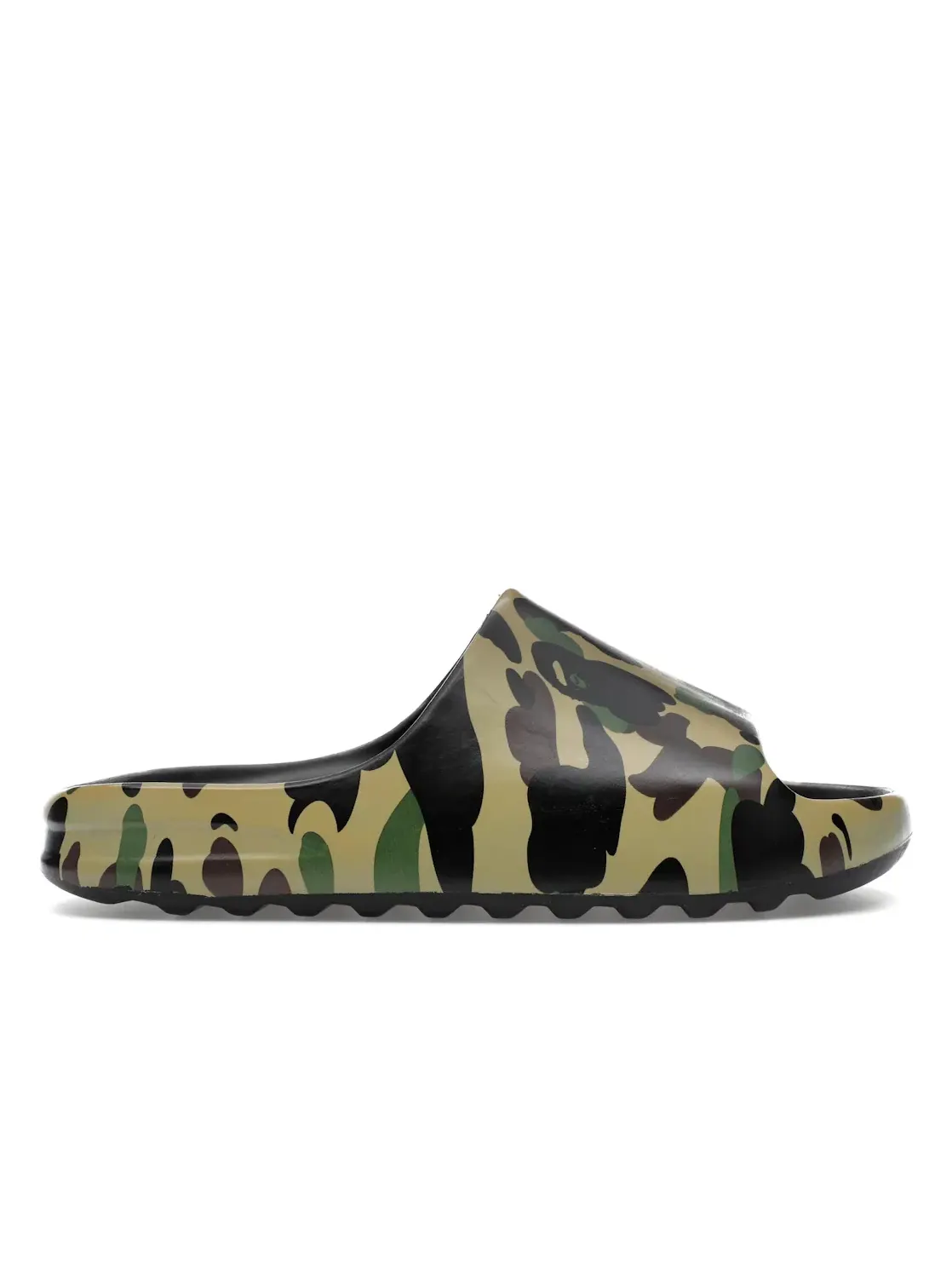 Мужские сандалии-слайды с камуфляжным принтом A Bathing Ape 1st Camo Slide BAPE — изображение 1 из 4, желтый