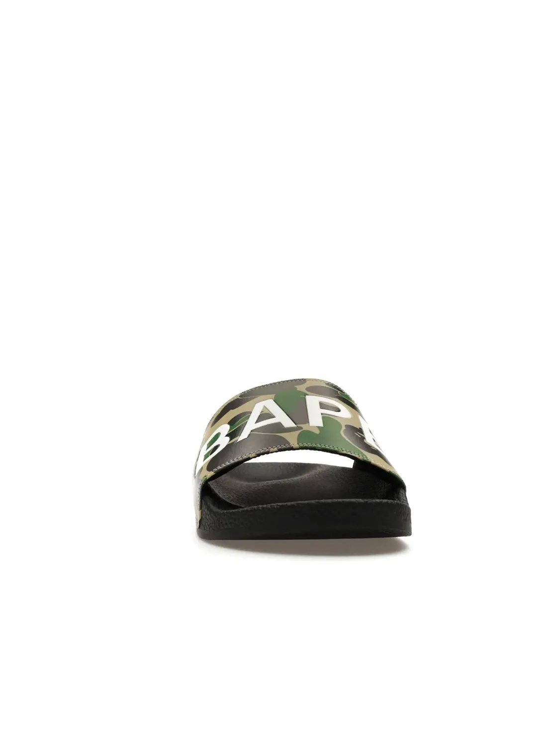 Мужские шлепанцы A Bathing Ape ABC Camo Slide BAPE — изображение 2 из 4, зеленый/черный
