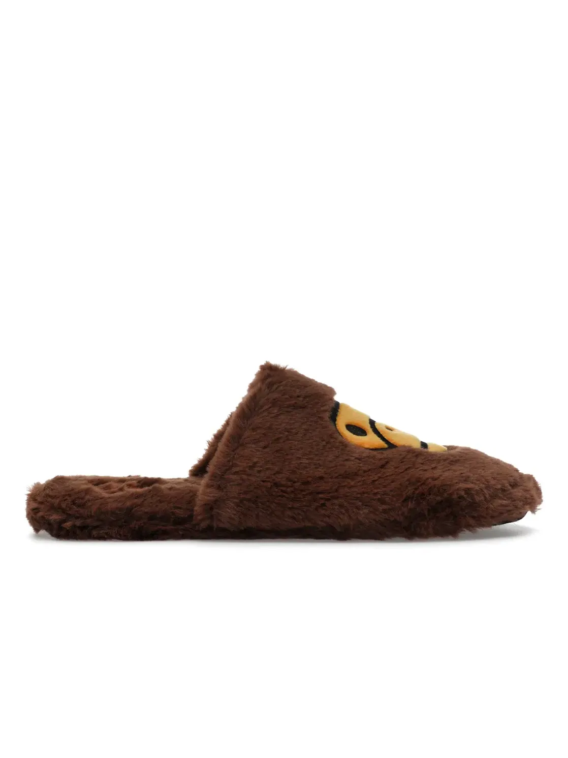 Мужские тапочки A Bathing Ape Baby Milo Slipper BAPE — изображение 1 из 4, коричневый