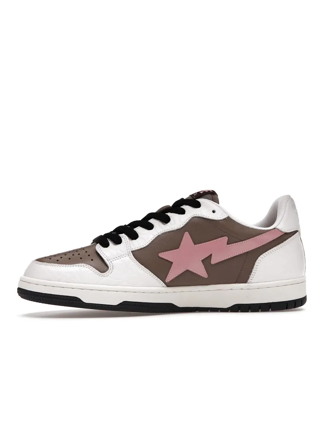 Мужские кроссовки Lifestyle A Bathing Ape BAPE Court Sta BAPE — изображение 3 из 4, белый/коричневый/розовый