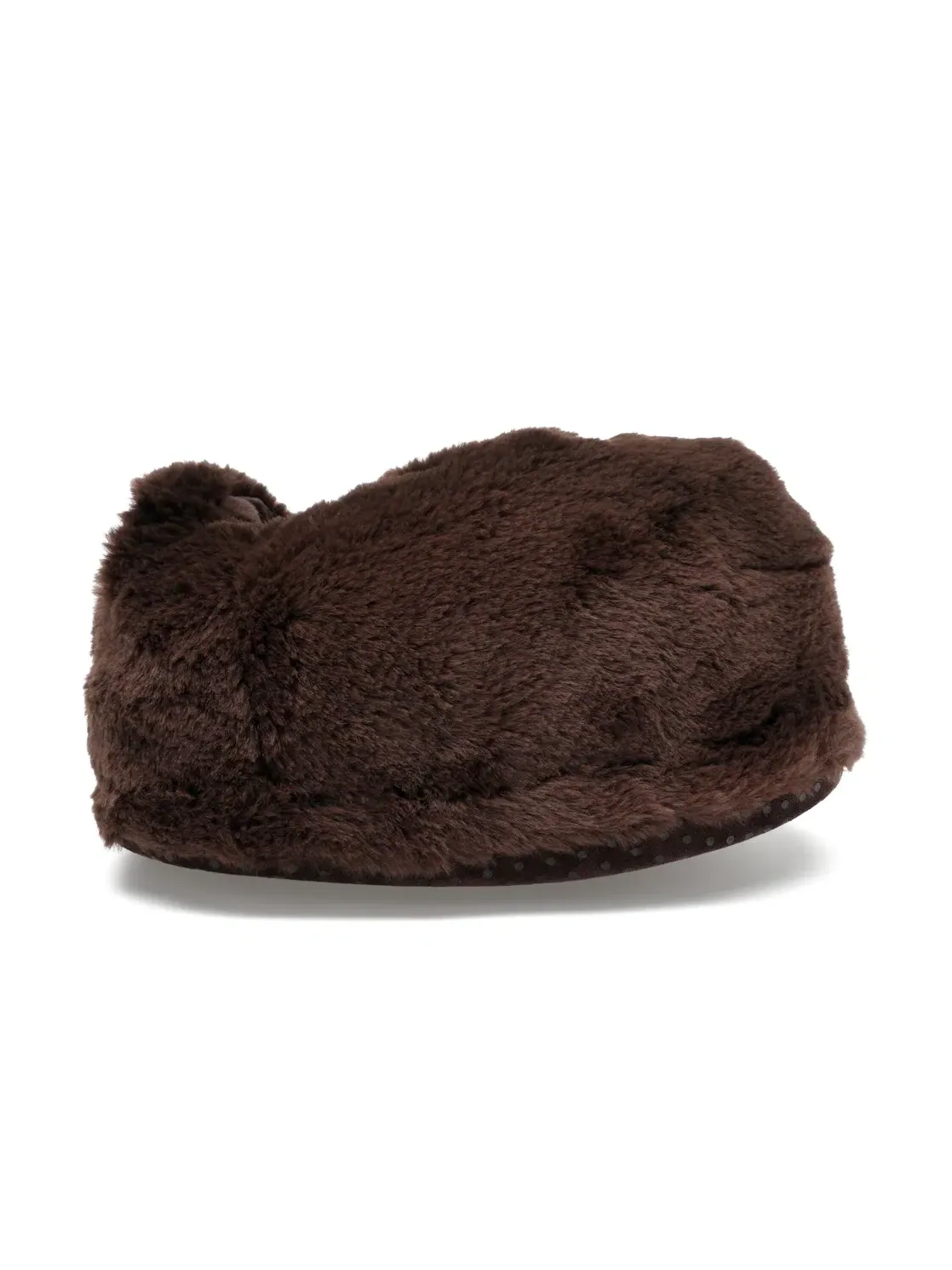 Детские тапки с искусственным мехом A Bathing Ape BAPE Furry Slide — изображение 1 из 4, коричневый