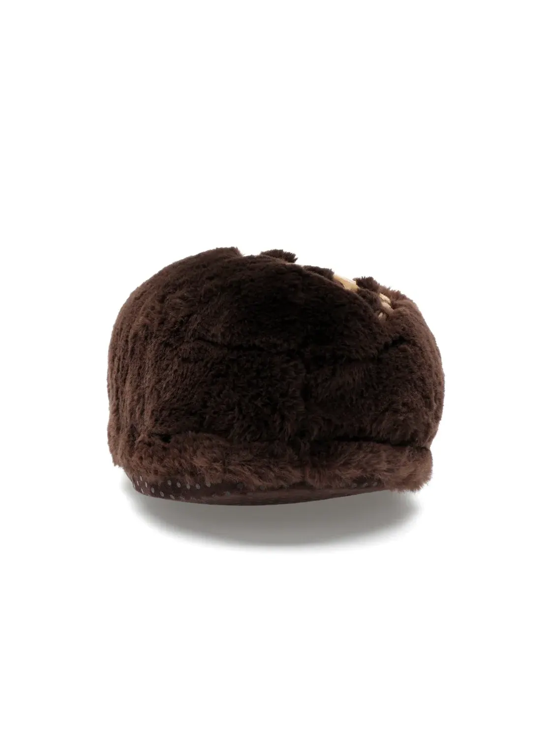Детские тапки с искусственным мехом A Bathing Ape BAPE Furry Slide — изображение 2 из 4, коричневый
