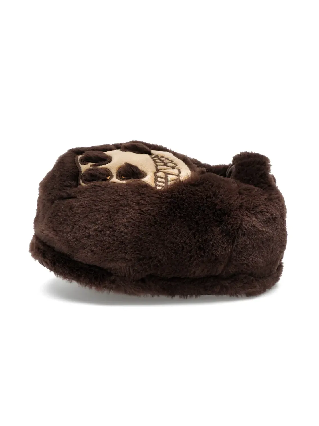 Детские тапки с искусственным мехом A Bathing Ape BAPE Furry Slide — изображение 3 из 4, коричневый