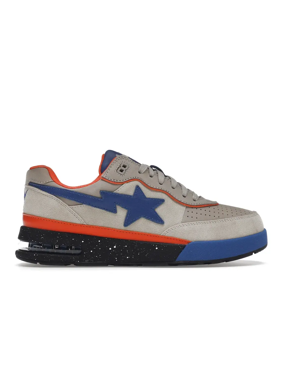 Мужские кроссовки Lifestyle A Bathing Ape BAPE Road Sta BAPE — изображение 1 из 4, бежевый/оранжевый/синий