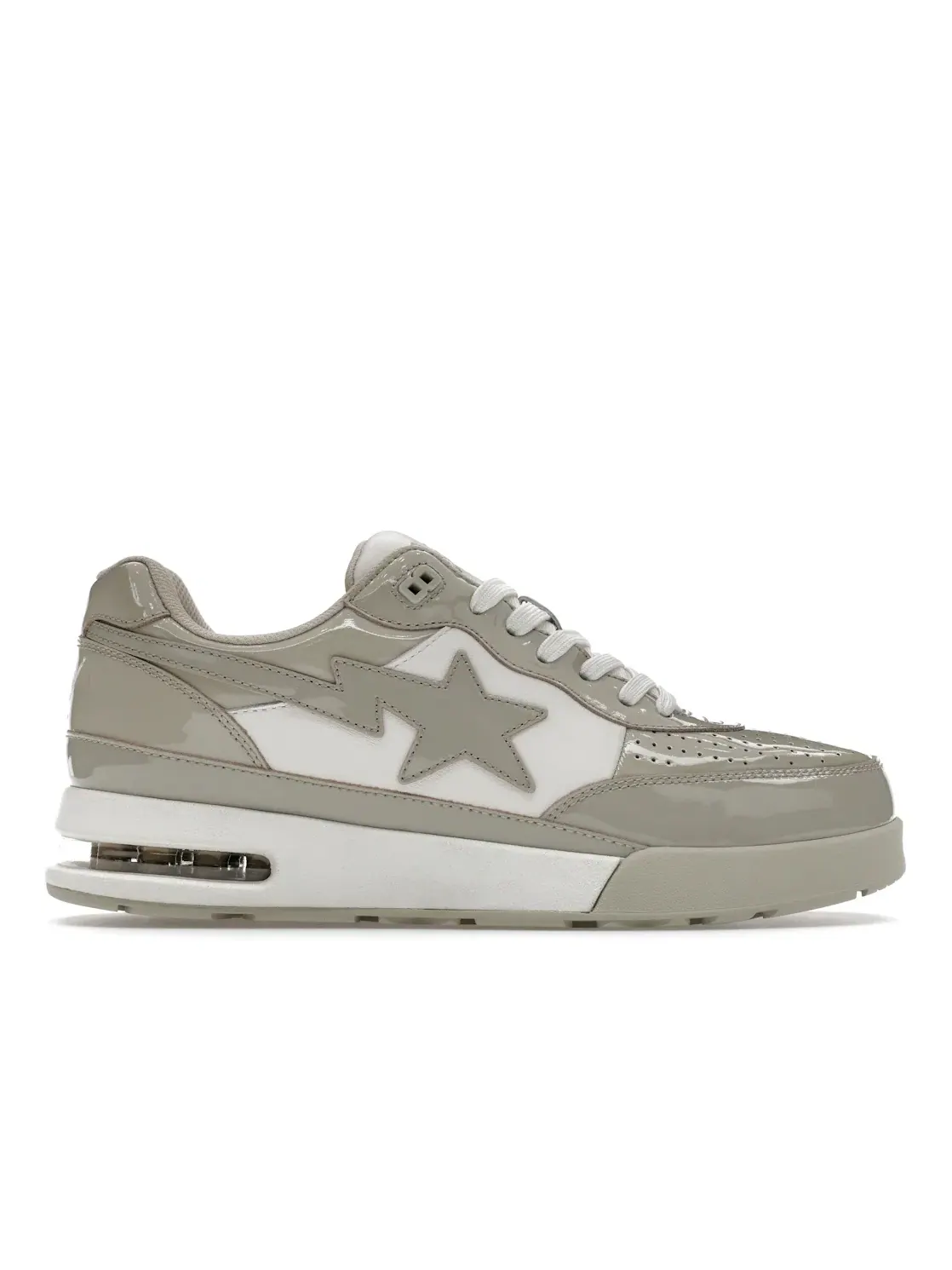 Мужские кроссовки Lifestyle A Bathing Ape BAPE Road Sta BAPE — изображение 1 из 4, бежевый/белый
