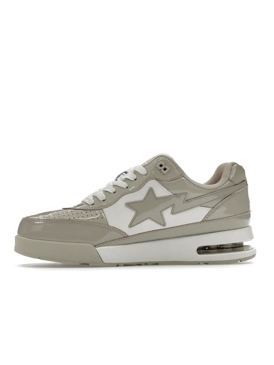 Мужские кроссовки Lifestyle A Bathing Ape BAPE Road Sta BAPE — изображение 3 из 4, бежевый/белый