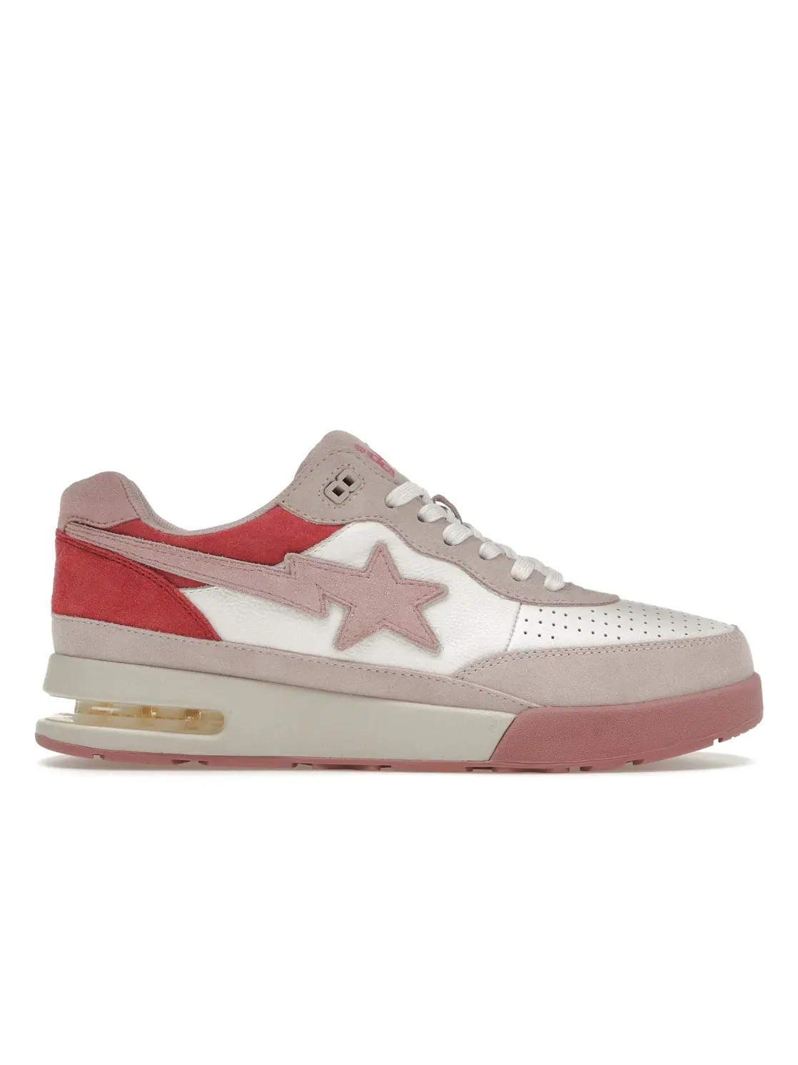 Мужские кроссовки Lifestyle A Bathing Ape BAPE Road Sta BAPE — изображение 1 из 4, белый/розовый/розовый
