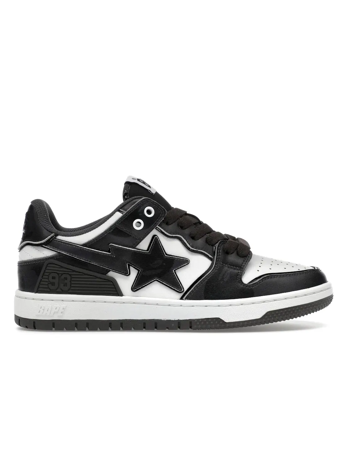 Мужские кроссовки Lifestyle с камуфляжным принтом A Bathing Ape BAPE SK8 Sta — изображение 1 из 4, черный