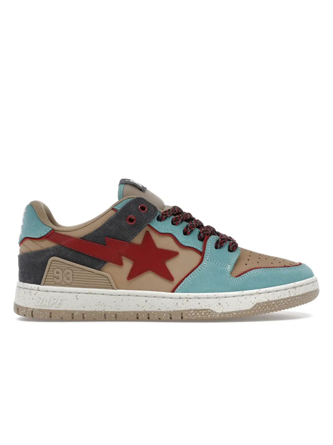 Мужские кроссовки Lifestyle A Bathing Ape BAPE SK8 Sta BAPE — изображение 1 из 4, оливковый