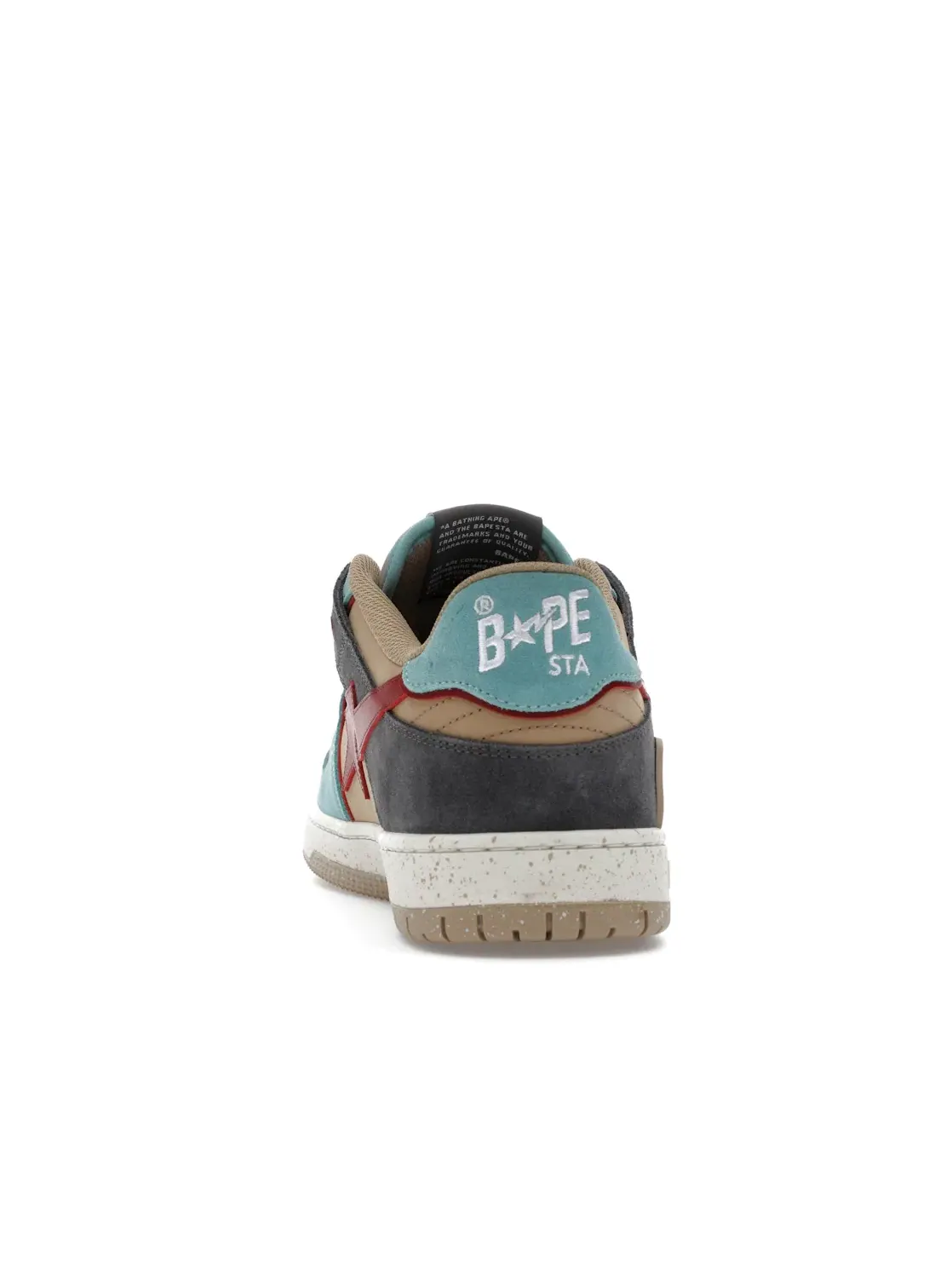 Мужские кроссовки Lifestyle A Bathing Ape BAPE SK8 Sta BAPE — изображение 4 из 4, оливковый