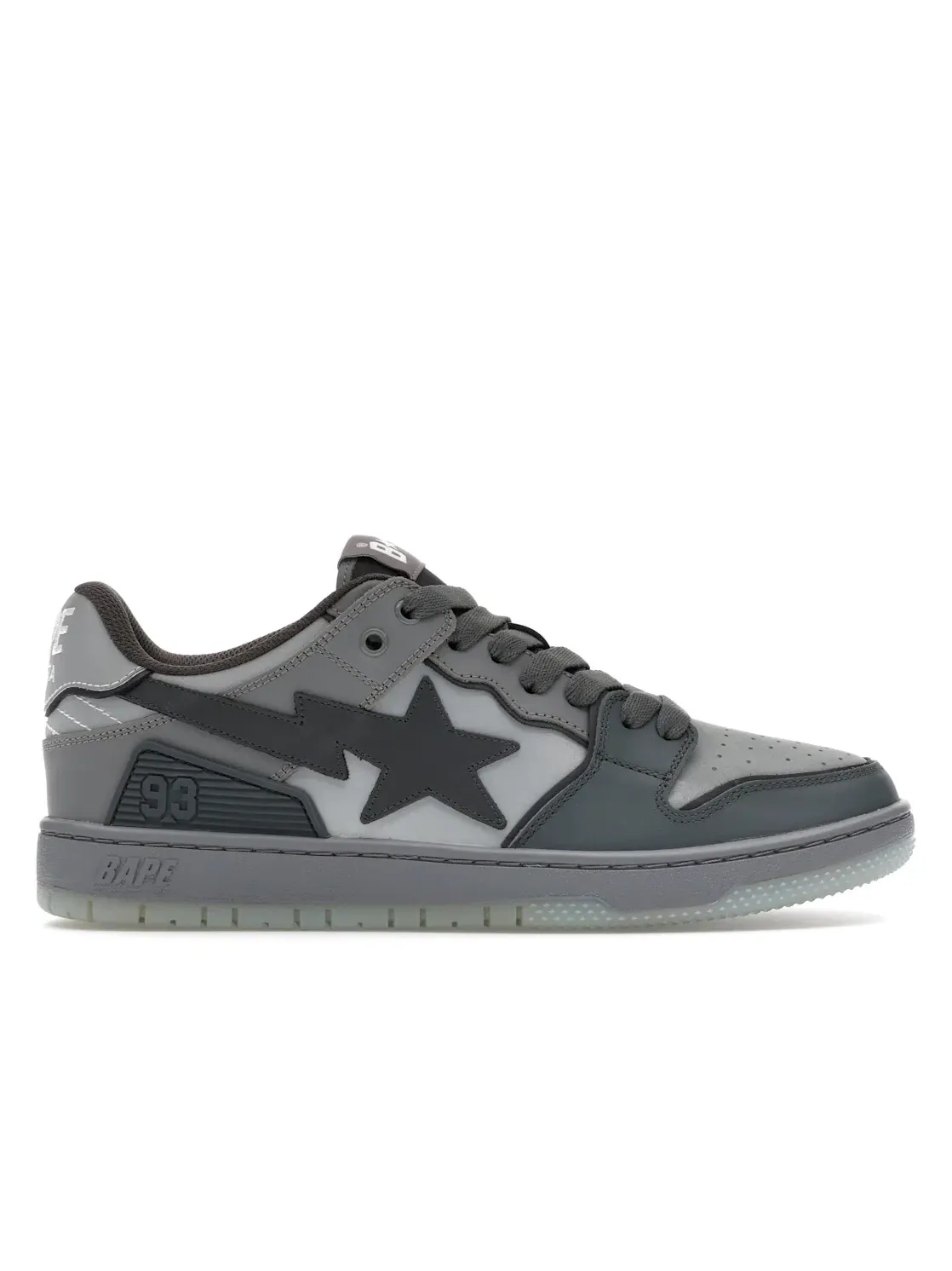Мужские кроссовки Lifestyle BAPE A Bathing Ape BAPE SK8 Sta — изображение 1 из 4, серый