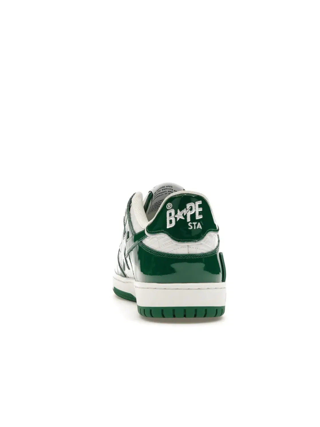 Мужские кроссовки Lifestyle с принтом A Bathing Ape BAPE SK8 Sta BAPE — изображение 4 из 4, зеленый/белый