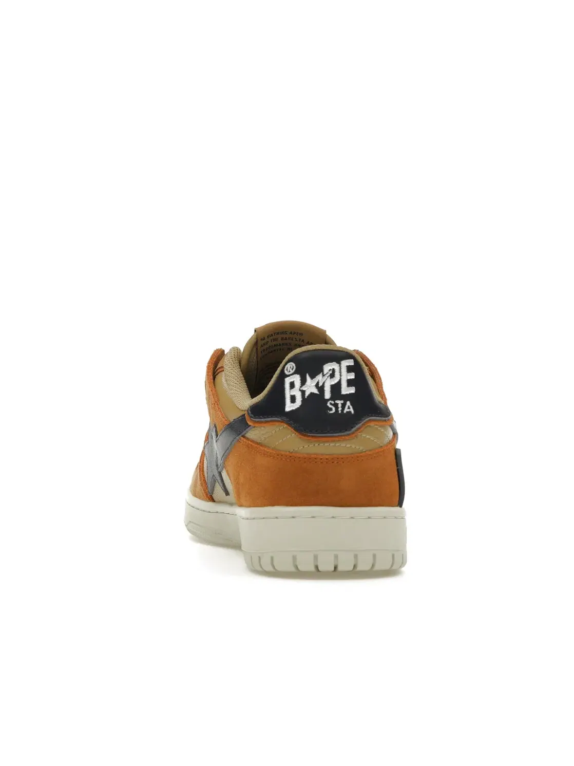 Мужские кроссовки Lifestyle BAPE SK8 Sta Beige/Orange/Navy — изображение 4 из 4