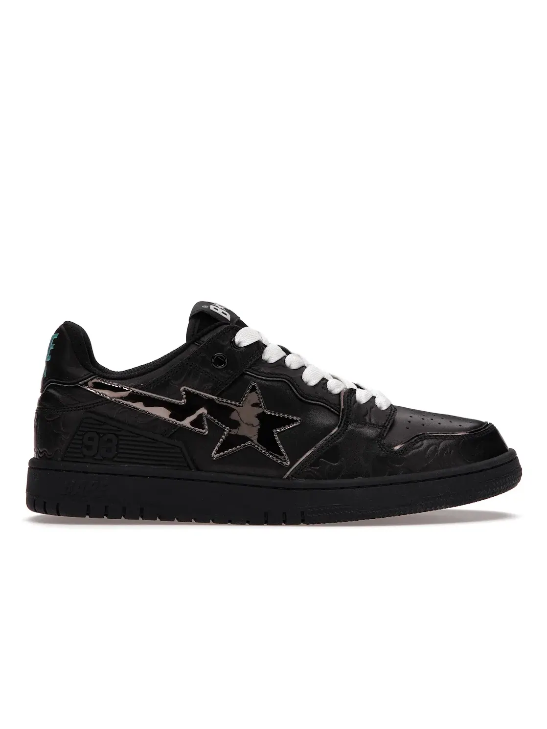 Мужские кроссовки Lifestyle A Bathing Ape BAPE SK8 Sta BAPE — изображение 1 из 4, черный/серебристый