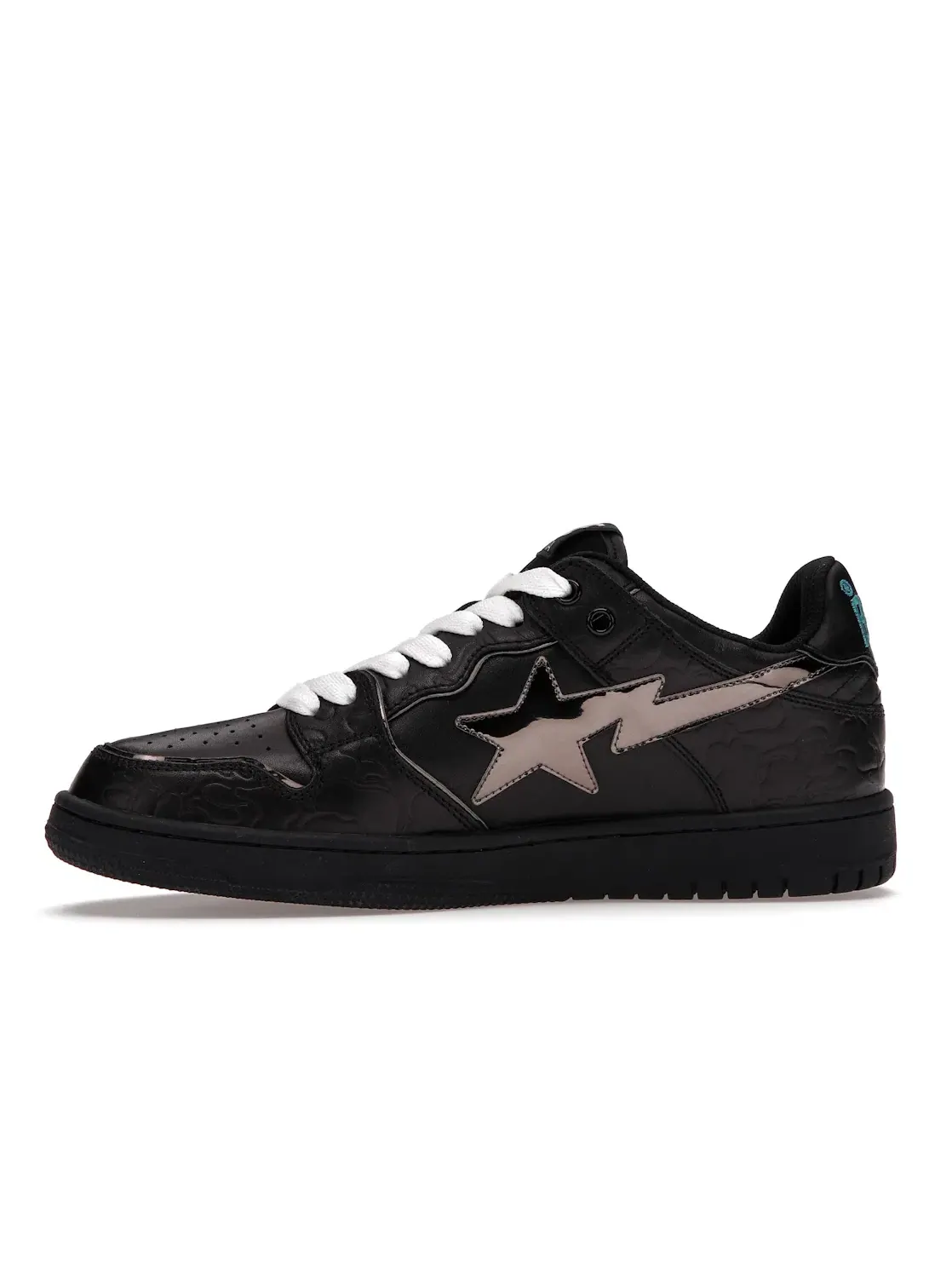 Мужские кроссовки Lifestyle A Bathing Ape BAPE SK8 Sta BAPE — изображение 3 из 4, черный/серебристый