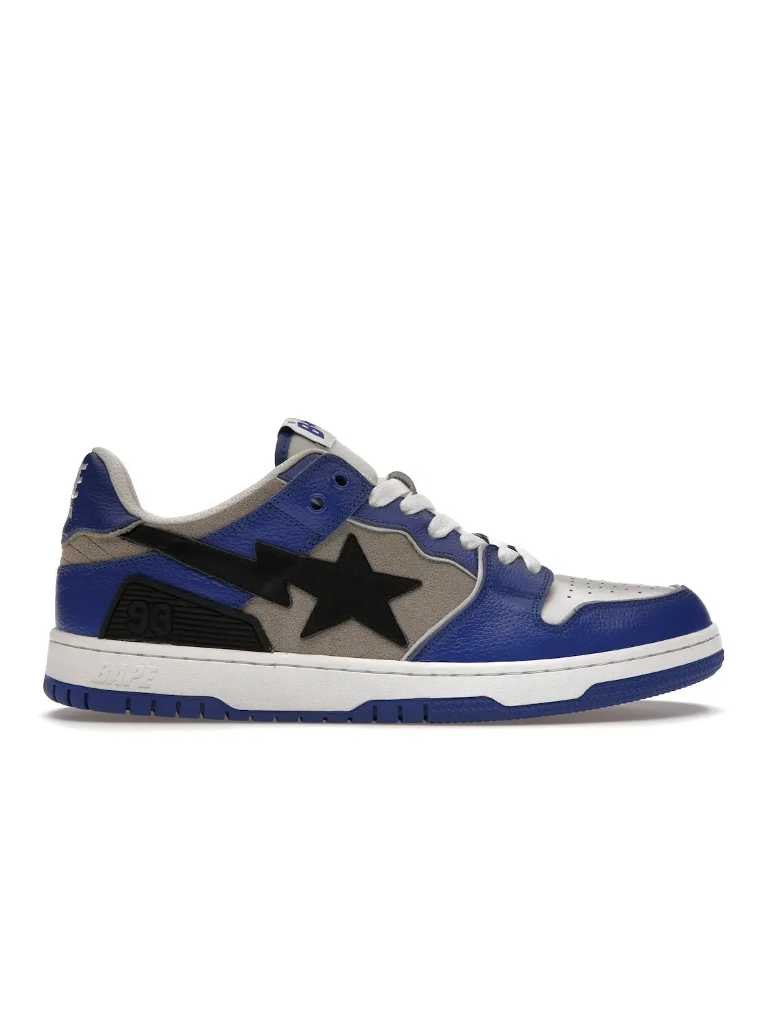 Мужские кроссовки Lifestyle BAPE SK8 Sta — изображение 1 из 4, белый/синий/серый