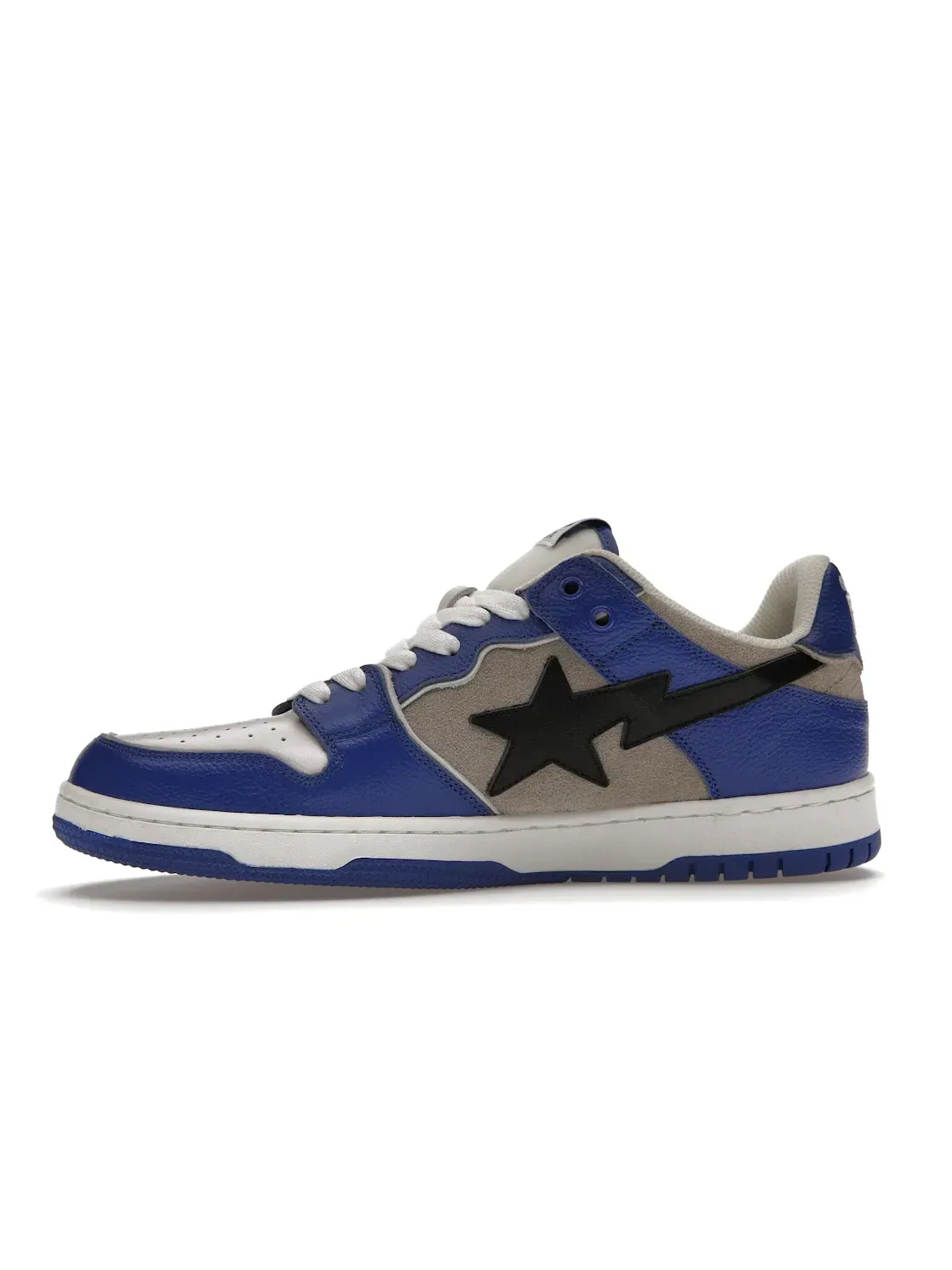 Мужские кроссовки Lifestyle BAPE SK8 Sta — изображение 3 из 4, белый/синий/серый