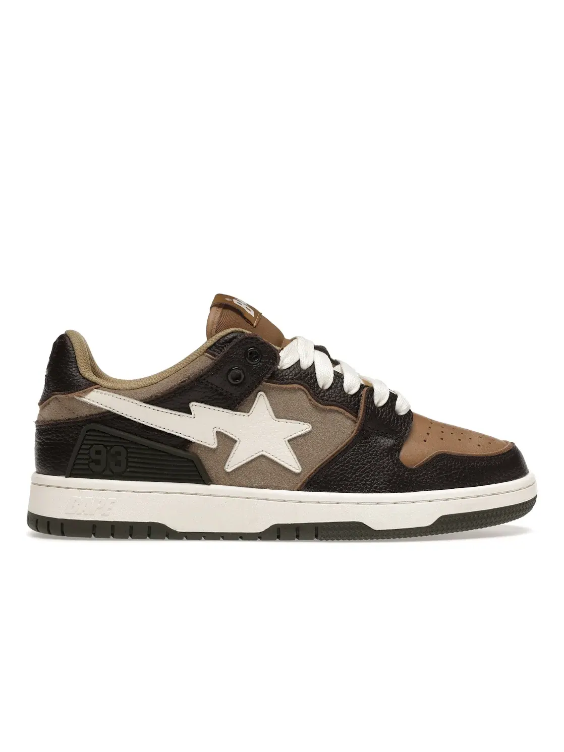Мужские кроссовки из кожи и замши A Bathing Ape BAPE SK8 Sta BAPE — изображение 1 из 4