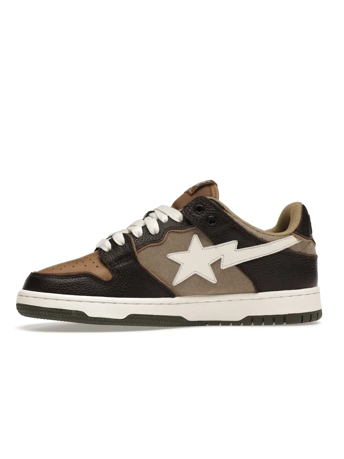 Мужские кроссовки из кожи и замши A Bathing Ape BAPE SK8 Sta BAPE — изображение 3 из 4