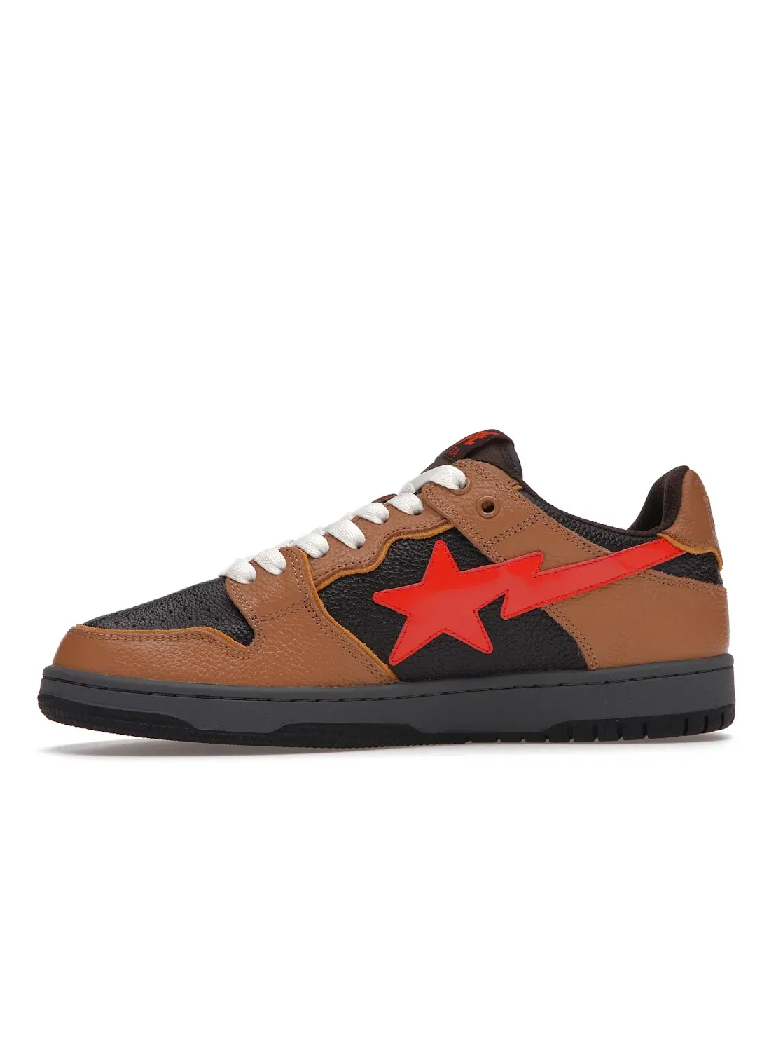 Мужские кроссовки Lifestyle A Bathing Ape BAPE SK8 Sta BAPE — изображение 3 из 4, коричневый оранжевый