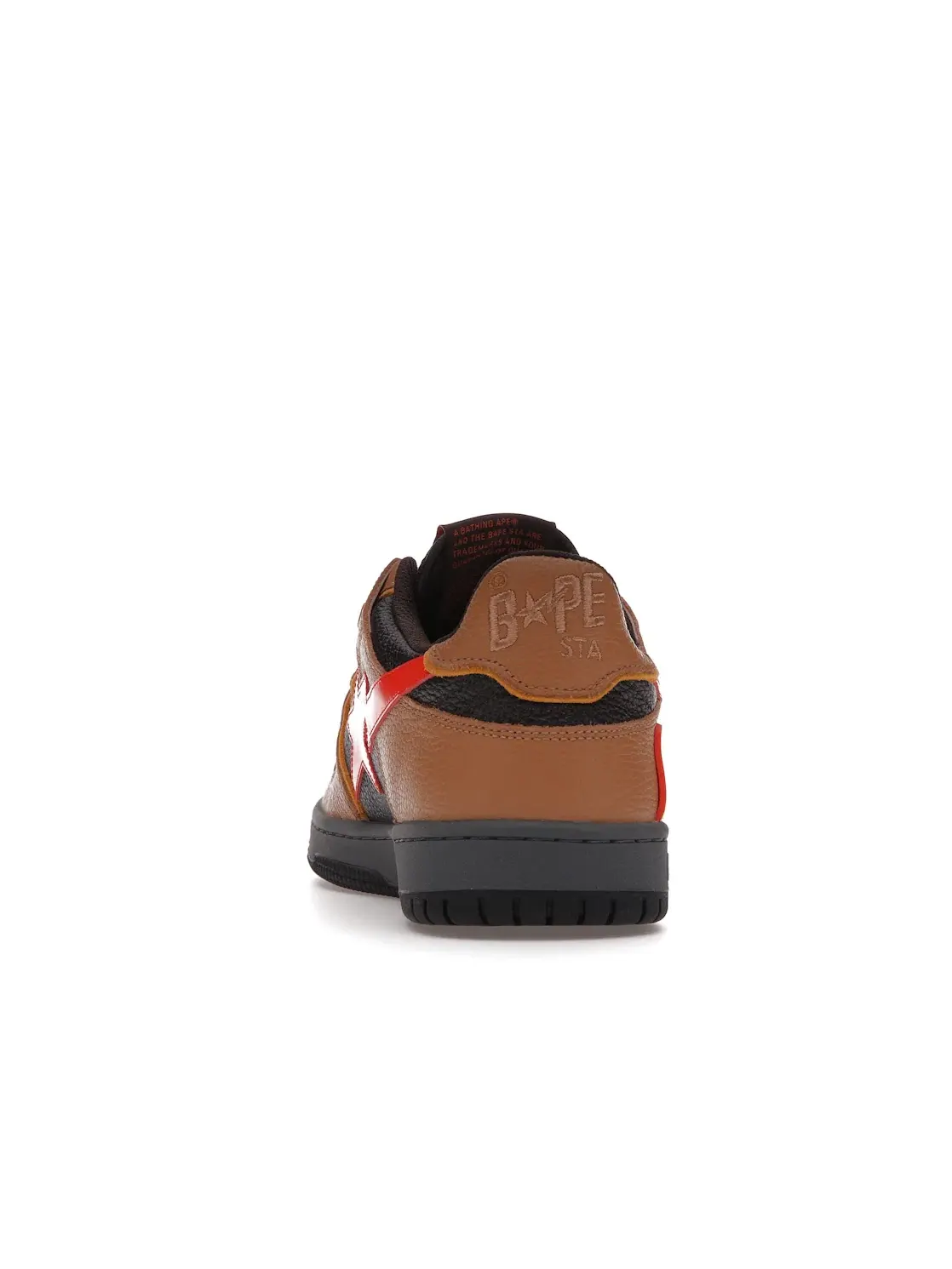Мужские кроссовки Lifestyle A Bathing Ape BAPE SK8 Sta BAPE — изображение 4 из 4, коричневый оранжевый