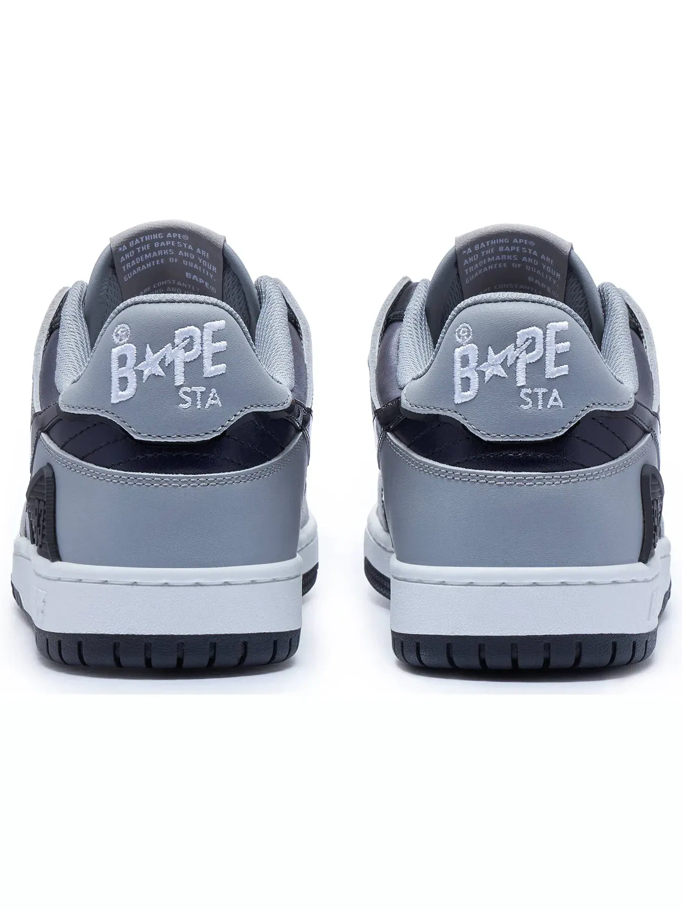 Мужские кроссовки Lifestyle A Bathing Ape BAPE SK8 Sta BAPE — изображение 2 из 3, серый/черный/белый
