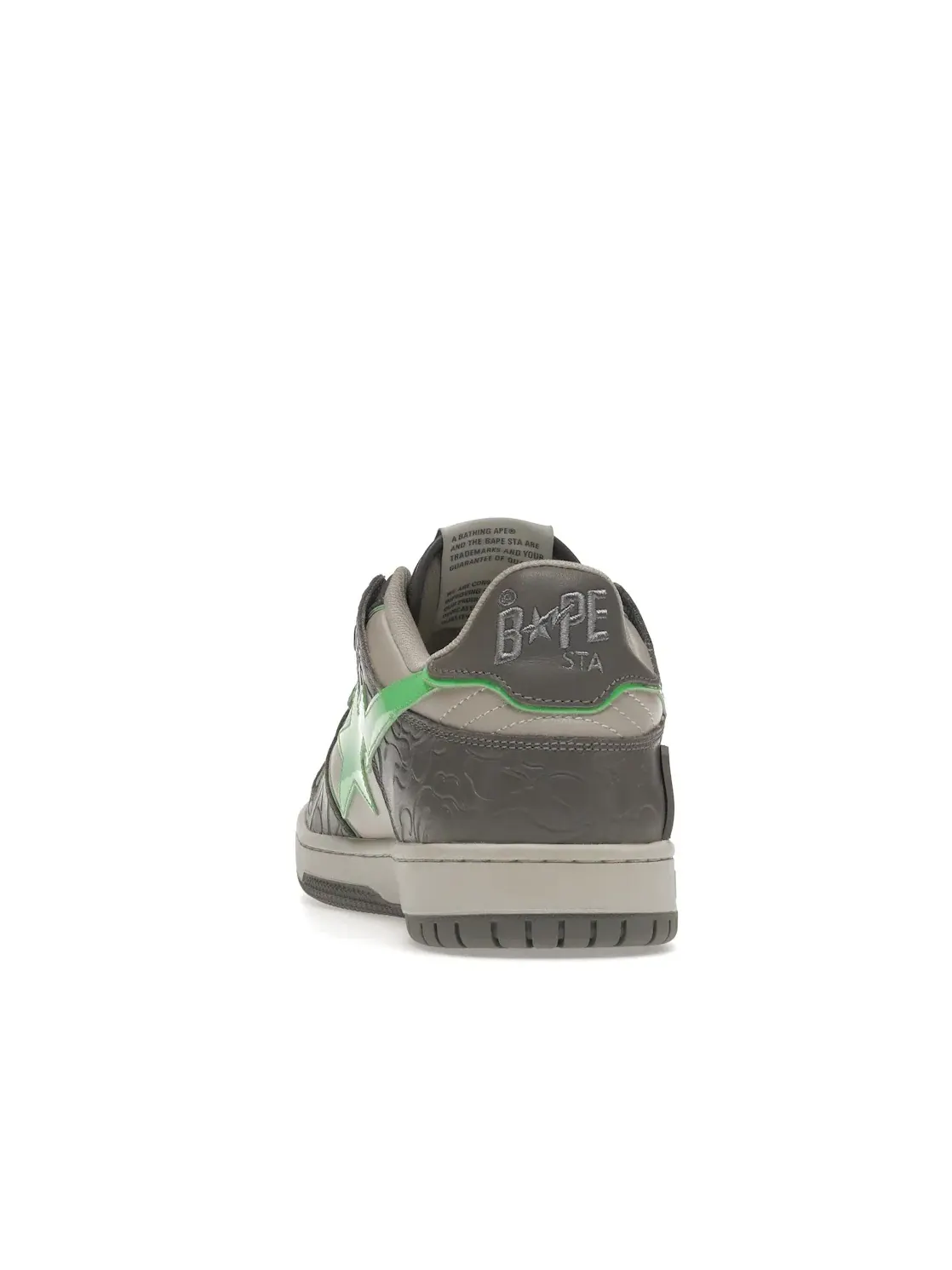 Мужские кроссовки Lifestyle A Bathing Ape BAPE SK8 Sta BAPE — изображение 4 из 4, серый/зеленый