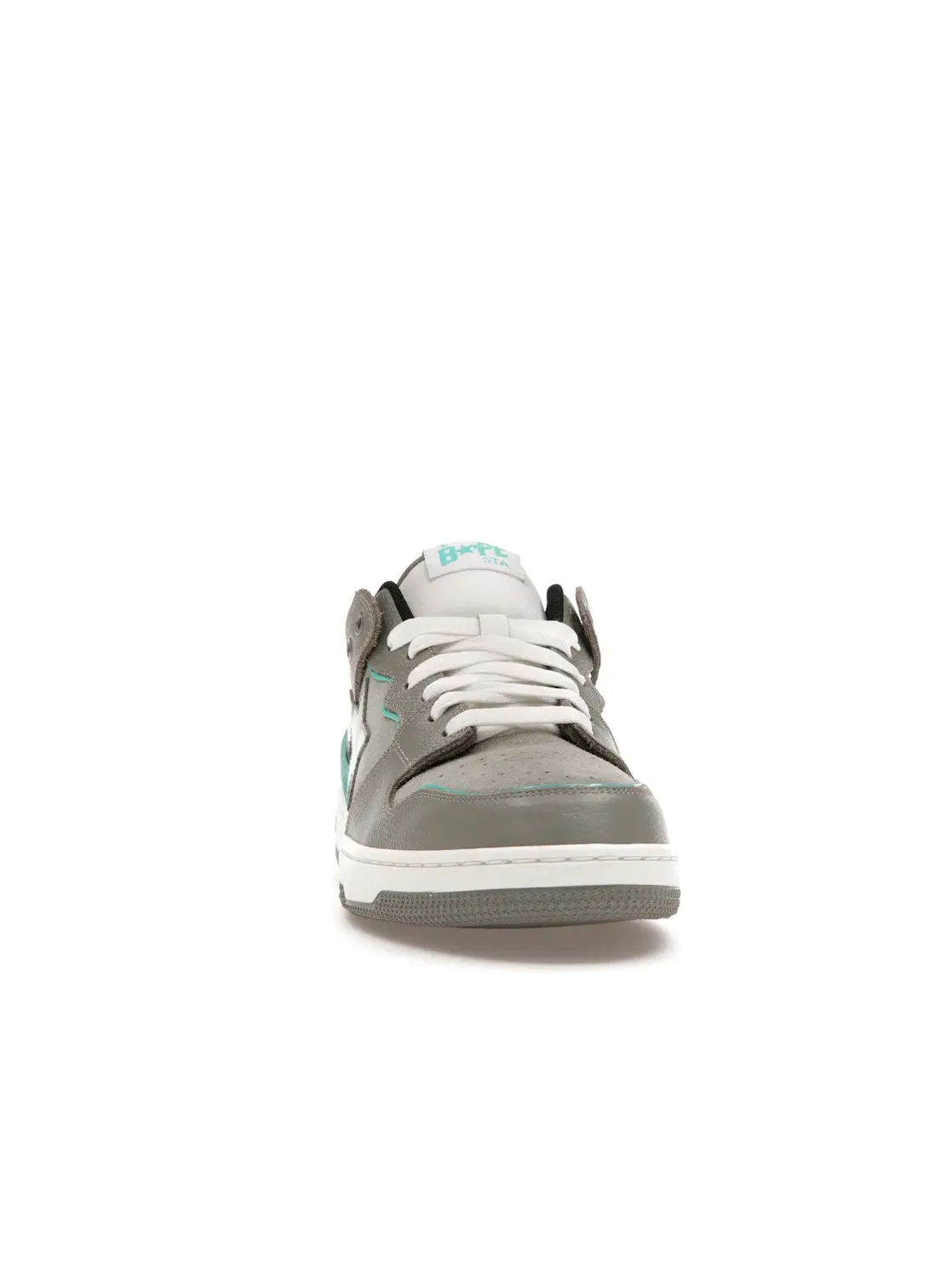 Мужские кроссовки для скейтбординга с замшевым верхом A Bathing Ape BAPE SK8 Sta — изображение 2 из 4, серый//белый