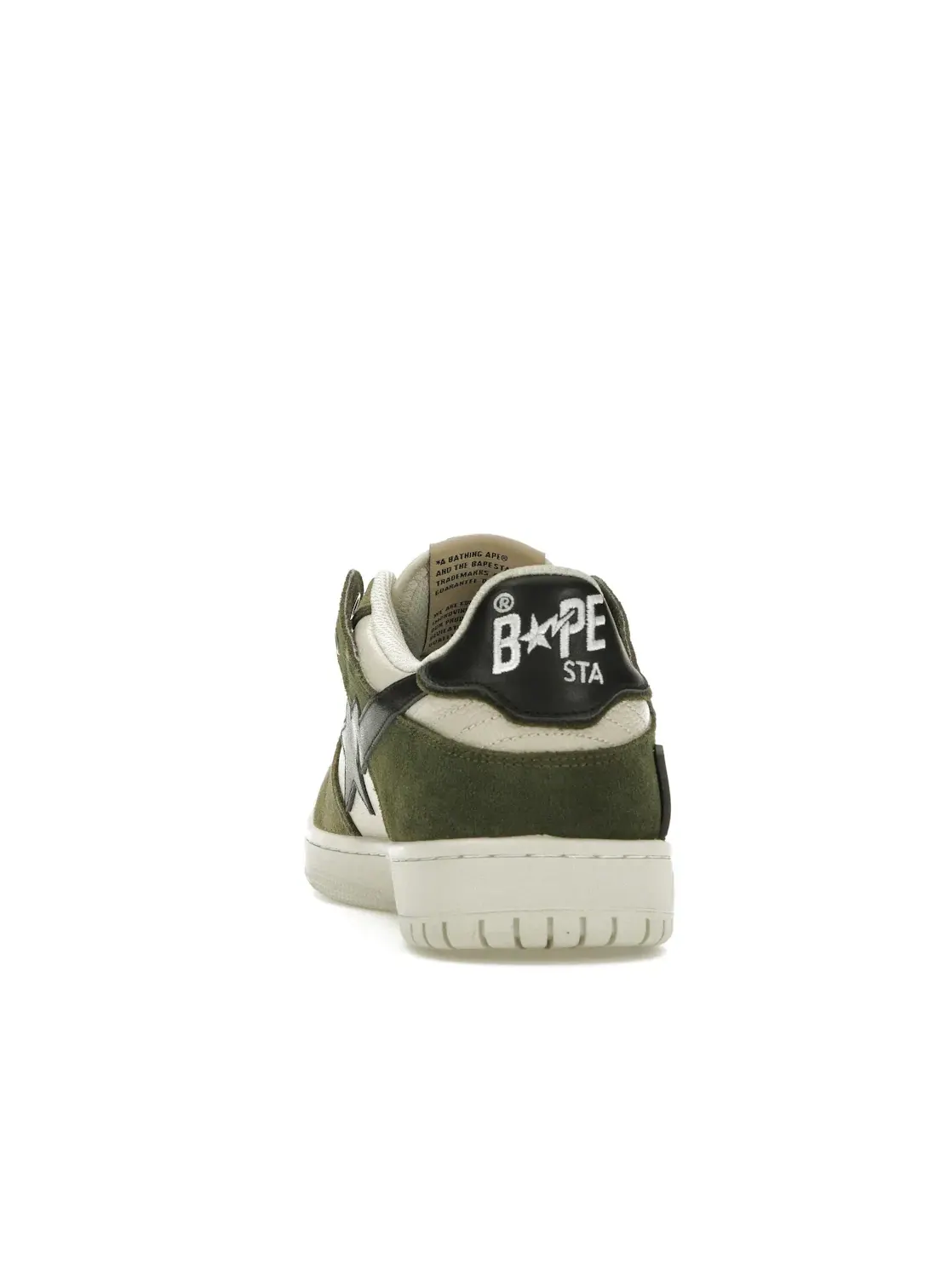Мужские кроссовки Lifestyle A Bathing Ape BAPE SK8 Sta BAPE — изображение 4 из 4, оливковый/белый/серый