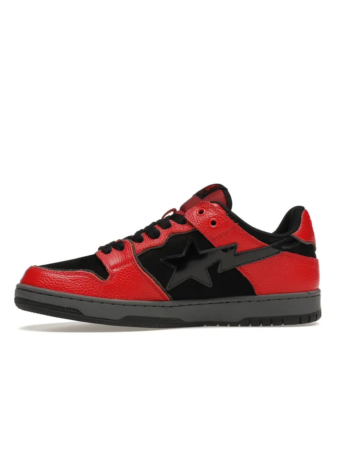 Мужские кроссовки Lifestyle с принтом A Bathing Ape BAPE SK8 Sta BAPE — изображение 3 из 4, красный черный