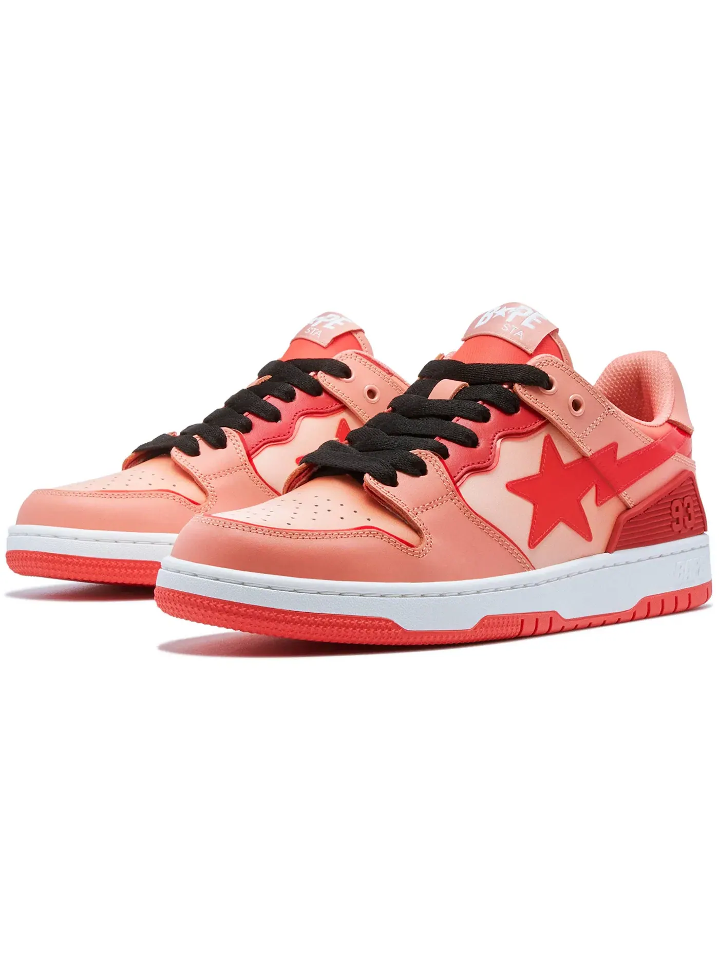 Мужские кроссовки Lifestyle A Bathing Ape BAPE SK8 Sta BAPE — изображение 1 из 3, красный/оранжевый/черный
