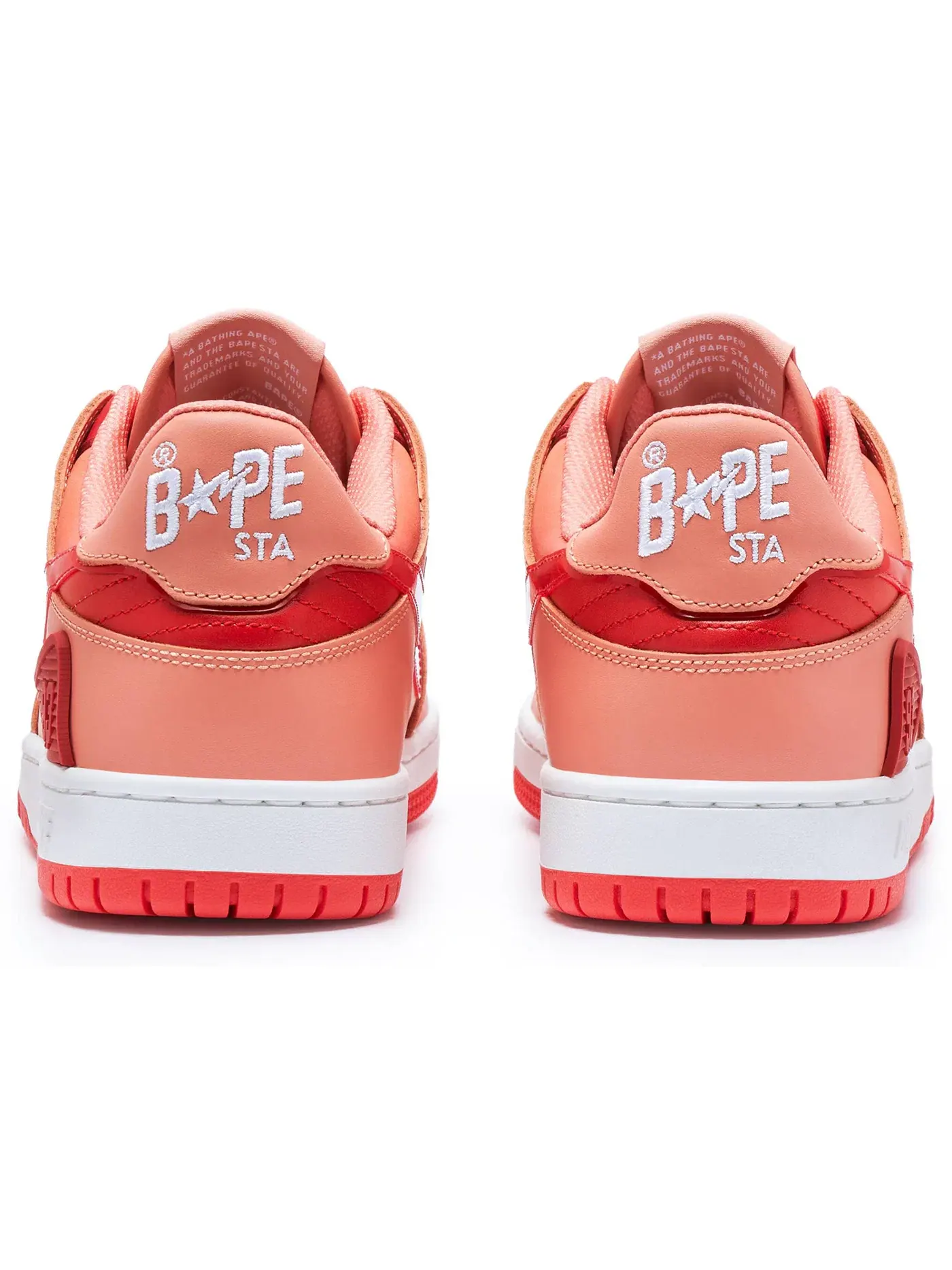 Мужские кроссовки Lifestyle A Bathing Ape BAPE SK8 Sta BAPE — изображение 2 из 3, красный/оранжевый/черный
