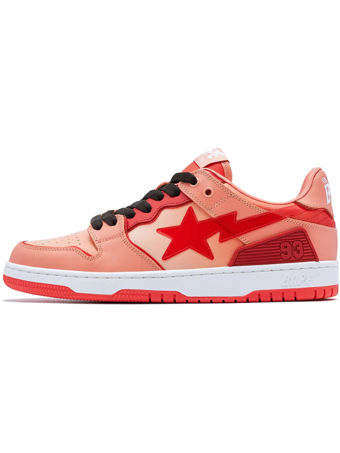 Мужские кроссовки Lifestyle A Bathing Ape BAPE SK8 Sta BAPE — изображение 3 из 3, красный/оранжевый/черный