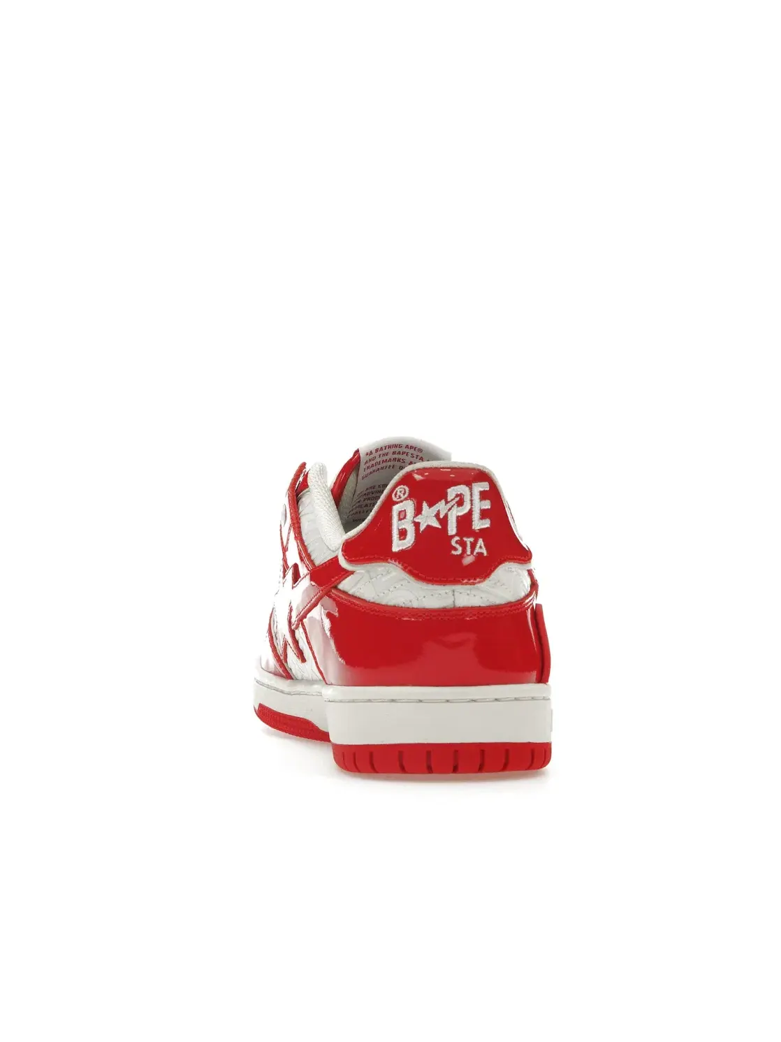 Мужские кроссовки Lifestyle A Bathing Ape BAPE SK8 Sta BAPE — изображение 4 из 4, красный/белый