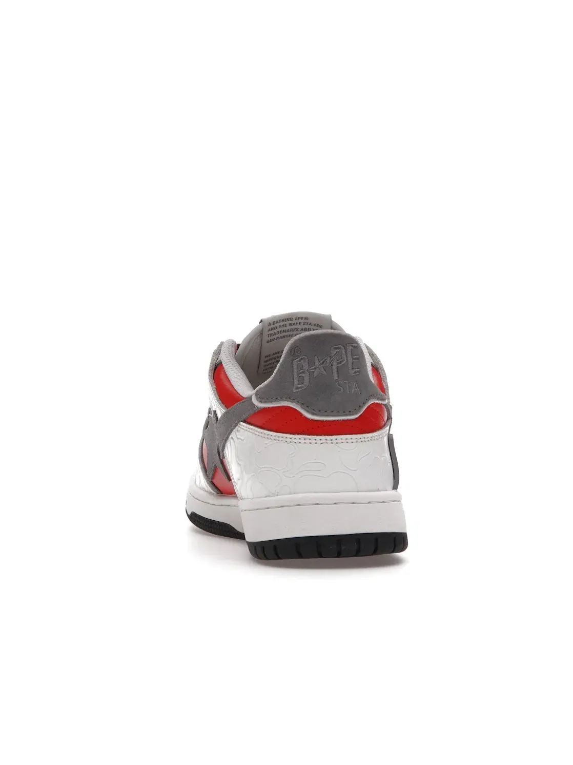 Мужские кроссовки Lifestyle A Bathing Ape BAPE SK8 Sta BAPE — изображение 4 из 4, белый/красный
