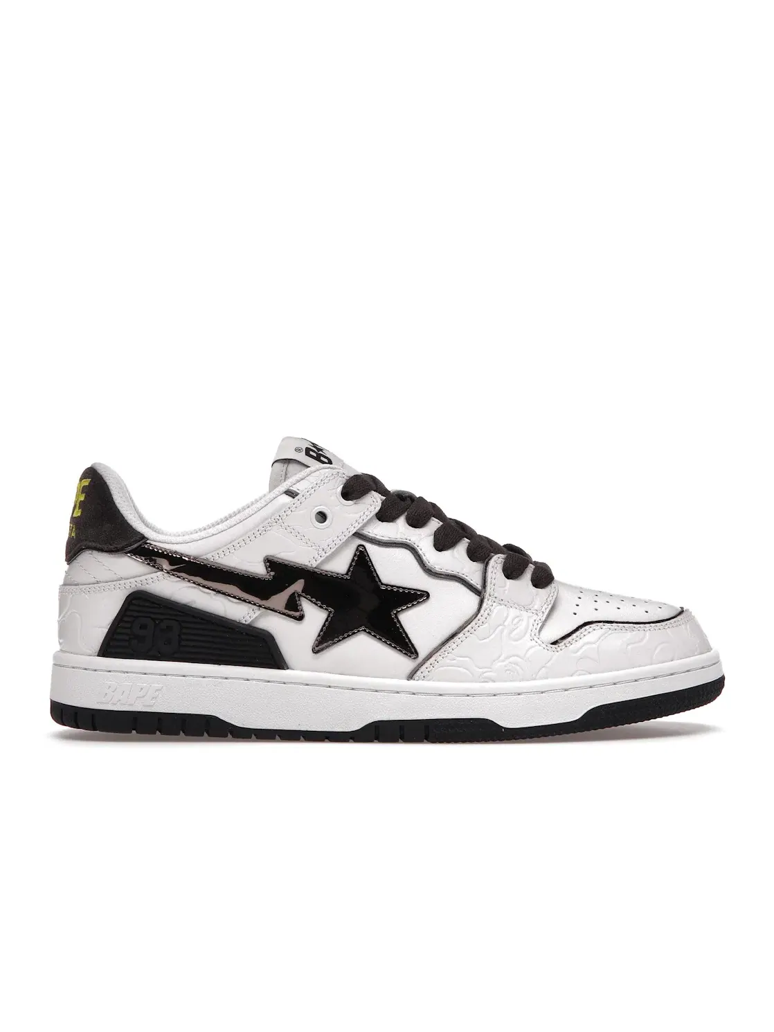 Мужские кроссовки Lifestyle A Bathing Ape BAPE SK8 Sta BAPE — изображение 1 из 4, белый/серебристый